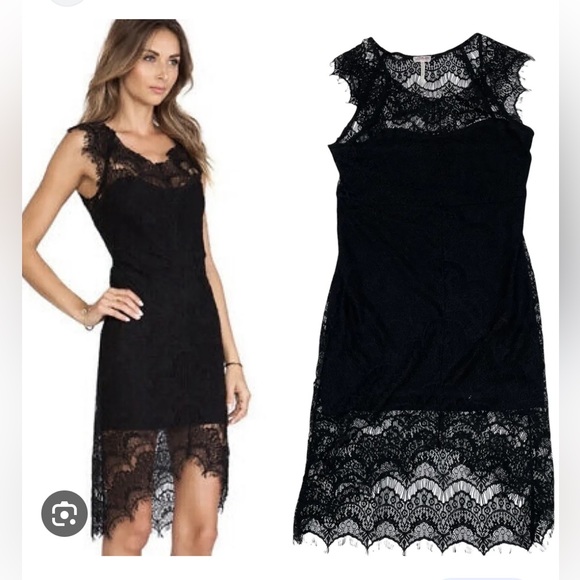 Free People Black Lace Dress - Picture 1 of 3